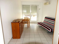 Le studio de Marseille coté terrasse vue du studio